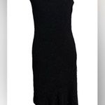 Jessica McClintock Vintage  Black Asymmetrical One Shoulder Cocktail Dress Photo 3