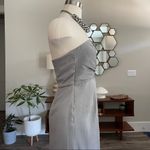 Laundry by Shelli Segal Metallic silver gown - Photo 4