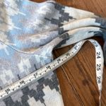 Icelandic Design 100% merino wool fairisle mock neck sweater tunic Gray Photo 10