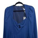 Black Halo NEW NWT  Romina Midi Dress In Navy Blue Photo 3