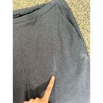 Eileen Fisher Tencel Ribbed Wide Leg Pull On Pants Size M Blue Lounge Stretch Photo 12