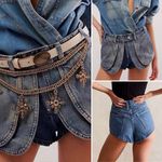 Free People NWT We The Free Prince Street Denim Shorts 29” Waist Photo 1