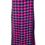 Escapada  Womens Long Maxi‎ Dress Pink Side Split Houndstooth Beach Cruise Size S Photo 0