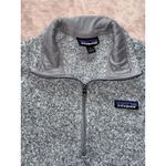 Patagonia Women's Better Sweater Gray Heather 1/4 Zip Up Size Small Photo 3