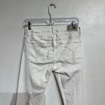 Calvin Klein White Slim Boyfriend Raw Hem Jeans Sz 26 Photo 7