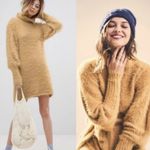 Free People Eyelash Balloon Sleeve Dress Marigold Medium Photo 3