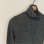 EXPRESS Heather Gray Lightweight Knit Turtleneck Sweater Long Sleeve Size XS Photo 1