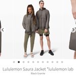 Lululemon Lab Saura jacket waterproof unisex graphite size XS Photo 1