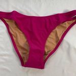 J.Crew NWT Heritage 1989 High Leg Bikini Bottom Pink Size XL Classic BP209 Beach Photo 0