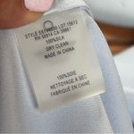 Elie Tahari EMBROIDERED COLLAR 100% SILK SHIRT BLOUSE IN BABY BLUE Sz XS Photo 14