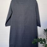 ZARA Stripe Grey Short Sleeve Dress with white Collare Photo 1