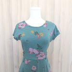 Toad & Co Womens Wrap Dress Size S Green Floral Boho Cottage Outdoor Casual Photo 1