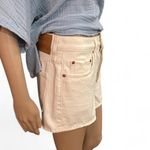 Levi's NWT! Premium 501 Button Fly Jean Shorts Off White Cream Size 28 Photo 2