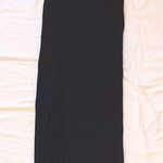 Bec & Bridge  EUC Knit Ribbed Black Maxi Skirt with High Slit - Size 4 Photo 0