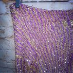 Antik Batik Jeanne Sequined Tulle Skirt in Lavender Size Large/42 NEW Purple Photo 3