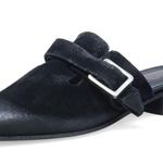 A.S.98 Ayden Flats Women's 9.5 Black Suede Slip Photo 1