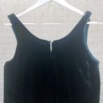 J.Crew  Velvet Tank Top Hunter Green Keyhole Back Lined Size 2 Holiday Christmas Photo 4