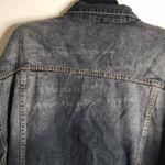 POL Vtg distressed dark wash denim button up jacket 100% cotton fall winter Photo 11