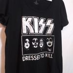 Kiss Dressed To Kill Black Cotton Band Crew Neck T Photo 1