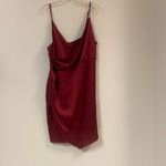 SheIn SXY Plus Solid Wrap Satin Cami Dress Photo 2