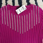 🆕 International Concepts, Rhinestone Sweater, Small Pink Photo 4