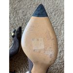 Luciano Padovan Chocolate Brown Suede Patent Leather Tassel Heels Italy EU 37 7 Photo 15