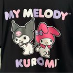 Sanrio My Melody & Kuromi Graphic Tee (M) – Black Kawaii Pastel Goth Style Photo 2