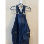 Seraphine Maternity Denim Overalls Womens Size 10 Straight Blue Photo 3