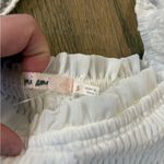 Francesca's Babydoll White Floral Embroidered Top Photo 2