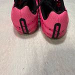 Nike  Pink and Black Athletic Shoes with Speckled Design Photo 2