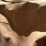 Newport News VTG Y2K Suede 2 Button Suede Jacket Coat 10 Cognac Lined Western Photo 8