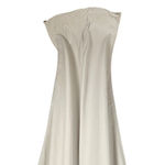 ASOS  Embellished Halter Maxi Gown Keyhole Back Light Gray Size 12 Wedding Guest Photo 11