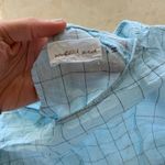 Mustard Seed Blue Longsleeve Blouse with Ties Photo 2