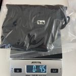 NWOT Antistar women’s solid black ribbed stretch ruched tie cropped blouse top M Size M Photo 6