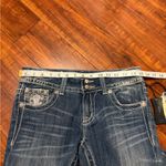 Buckle Miss Me Y2K 2000s  Bootcut Embellished Distress Denim Jeans Sz 30x35 Long Photo 11