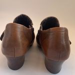 Born Nova Brown Burnished Leather Booties Straps Buckle Heel Western Women’s 7M Size 7 Photo 3