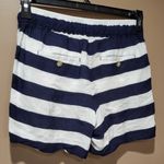 Loft Ann Taylor Nautical Elastic Waist Shorts sz XS Photo 2