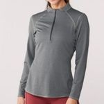 Rei Co-op Lightweight Base Layer Half Zip Top Women's Size Large Gray Gorpcore Photo 0