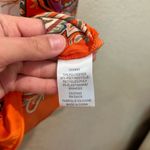 Rachel Zoe  Orange Multicolor Paisley Button Up Dress Top Photo 6