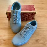 Vans Old Skool Pastel Mono Dusty Blue Women 9.5 US Mens 8.0 US Photo 2