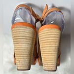 Jeffrey Campbell  Church Orange Heels Size 7.5M Photo 9