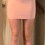 Love Culture Blush Bodycon Ruffle Dress Photo 0