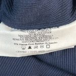 Cozy Earth Navy Blue Ribbed Tencel Bamboo Blend Short Sleeve Tunic Dress Size S Photo 5