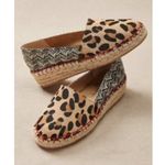 Soft Surroundings  Leopard Calf Hair Espadrille Shoes 9 Photo 9