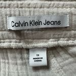 Calvin Klein  Crepe Gauze Drawstring Pull On Women's Pants, Size 1X Photo 11