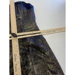 Nicole Miller Dress Womens X Large Gold Purple Blue Strapless Iridescent Bustier Photo 7