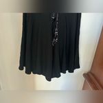 Sonia Rykiel black wide leg wool blend pants with sequin belt size T38 Photo 3