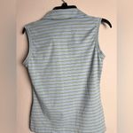 Nike  Golf Dri Fit Women Size Small striped sleeveless‎ performance shirt Photo 4