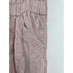 Free People Movement Track Pants Lilac Purple Elastic Waist Joggers Womens Large Brown Photo 1