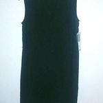 Apt. 9  6 Sleeveless Soft Shirt Dress Black Button Down Front Funeral New! Photo 0